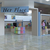 3D Renders for Retail Shops, Kiosks, Commercial Interiors, Work Spaces